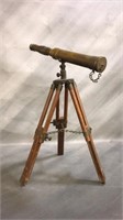 Antique Nautical Brass Telescope