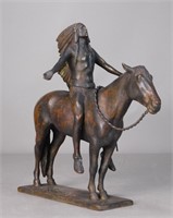 Cyrus Dallin Bronze 'Appeal to the Great Spirit'