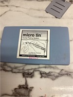 Micro tin dental plating system