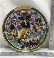 F12) BRET FAVRE PLATE GREEN BAY PACKERS-GORGEOUS