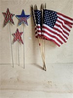 American Flag Lot 4th Of July Décor