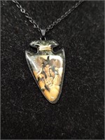 Arrowhead Baby Wolf Necklace