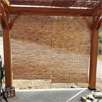 Bamboo Blinds Shades  72x72   Natural Reed.
