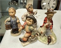 Four Goebel Porcelain Figurines