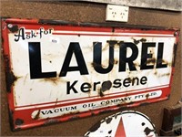 "ASK FOR LAUREL KEROSENE" VACUUM ENAMEL