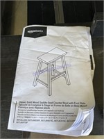 2 Amazon basics black stool