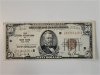 1929 $50 Reserve Bank FR-1880B