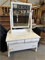 Vanity Dresser with Mirror 42"x20.5"x66"