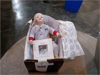 Porcelain Baby doll in box