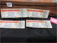 Detroit tigers ticket stubs