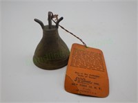 1952 Brass Sadhu Wandering Monk-Bell