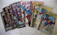 Lot of 11 Super Hero Stamp Albums