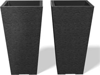 Kante 22 Inch Tall Planter Set Of 2, Large Taper
