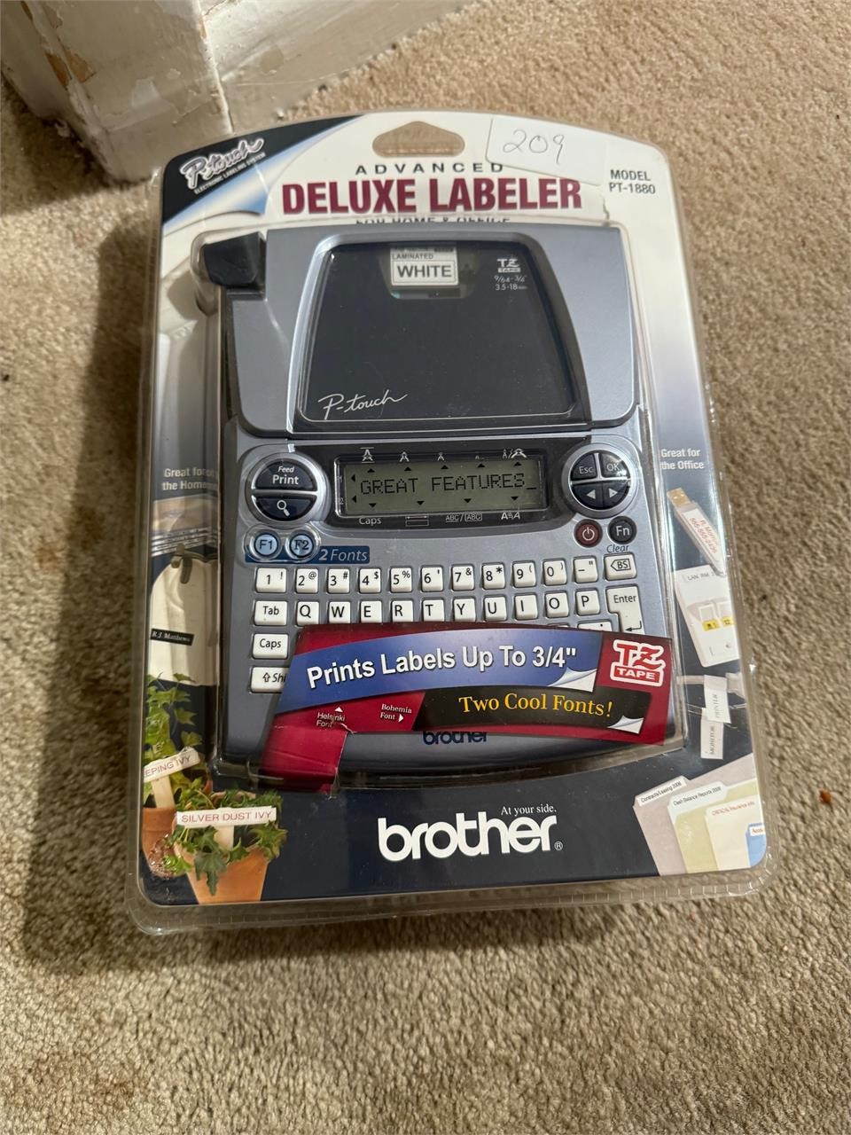 BROTHER NEW ADVANCED LABELER MAKER