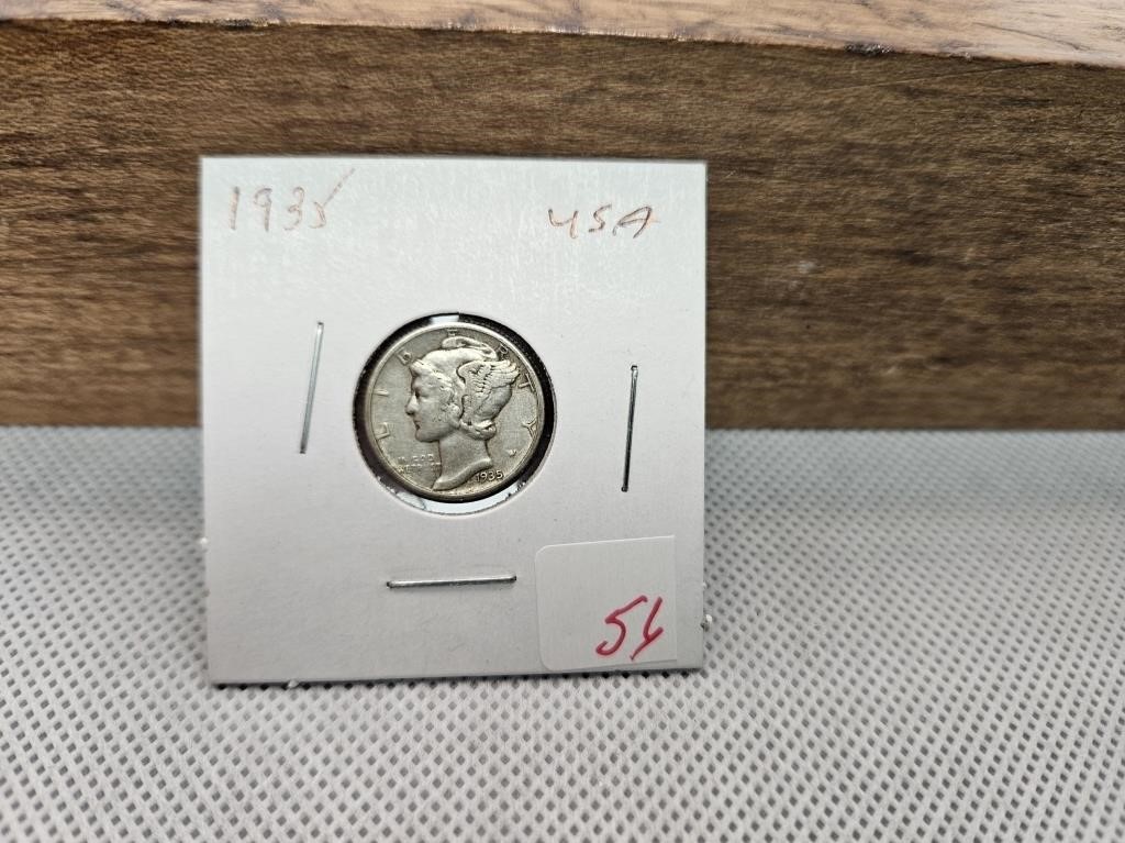 1935 10 CENT USA COIN