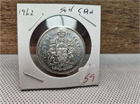 1962 50 CENT  CANADIAN COIN