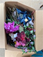Full box of Plastic Flowers