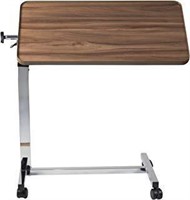 DMI Tilt-Top Overbed Table, Bedside Table with Whe