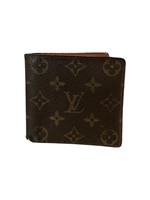 Louis Vuitton Marco Vintage LV Mono Leather Wallet