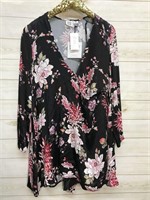 $139 Size XS Some Days Lovin Floral Wrap Dress