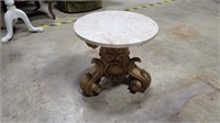 Small table with marble top