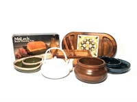 MaLeck Bread Warming Tray, Sweet Expressions