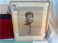 *JFK PICTURE SIGNED LUPAS