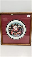 P Buckley Moss print ‘ Santa’s Friends’,