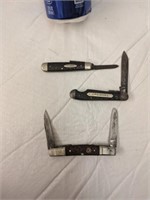 Boker, Ka-Bar, VPS Shoes Knives, as found, 8" open