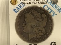 Signature Series 1892-CC Morgan Silver Dollar