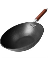 Black 21st & Main 11-inch cast iron wok