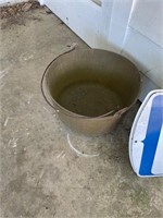 Antique Brass Bucket