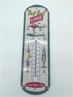 Metal "Best Bait" Thermometer 17.5" x 5.5"
