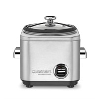 Cuisinart CRC-400P1 4 Cup Rice Cooker, Stainless