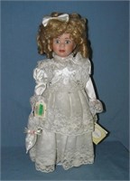 Porcelain Victorian style doll