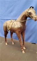 19" Leather Look Horse
