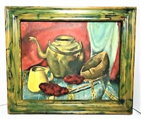 Painting on Board in Painted Frame