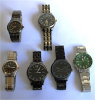 Assorted Mens Watches Lot of 6