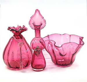Cranberry Art Glass