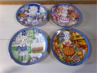 4 Pillsbury collector plates with hangers