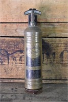 Pyrene Brass Fire Extinguisher. 36cm H