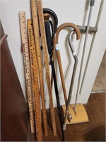 Canes, Yard sticks, walking stick++