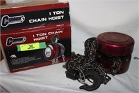 Cummins 1 Ton Chain Hoist No.3118 w/ Instructions