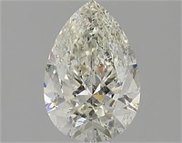 Gia Certified Pear Cut 1.50ct I1 Diamond