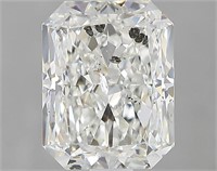 Gia Certified Radiant Cut 1.58ct I1 Diamond