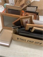 3 boxes picture frames