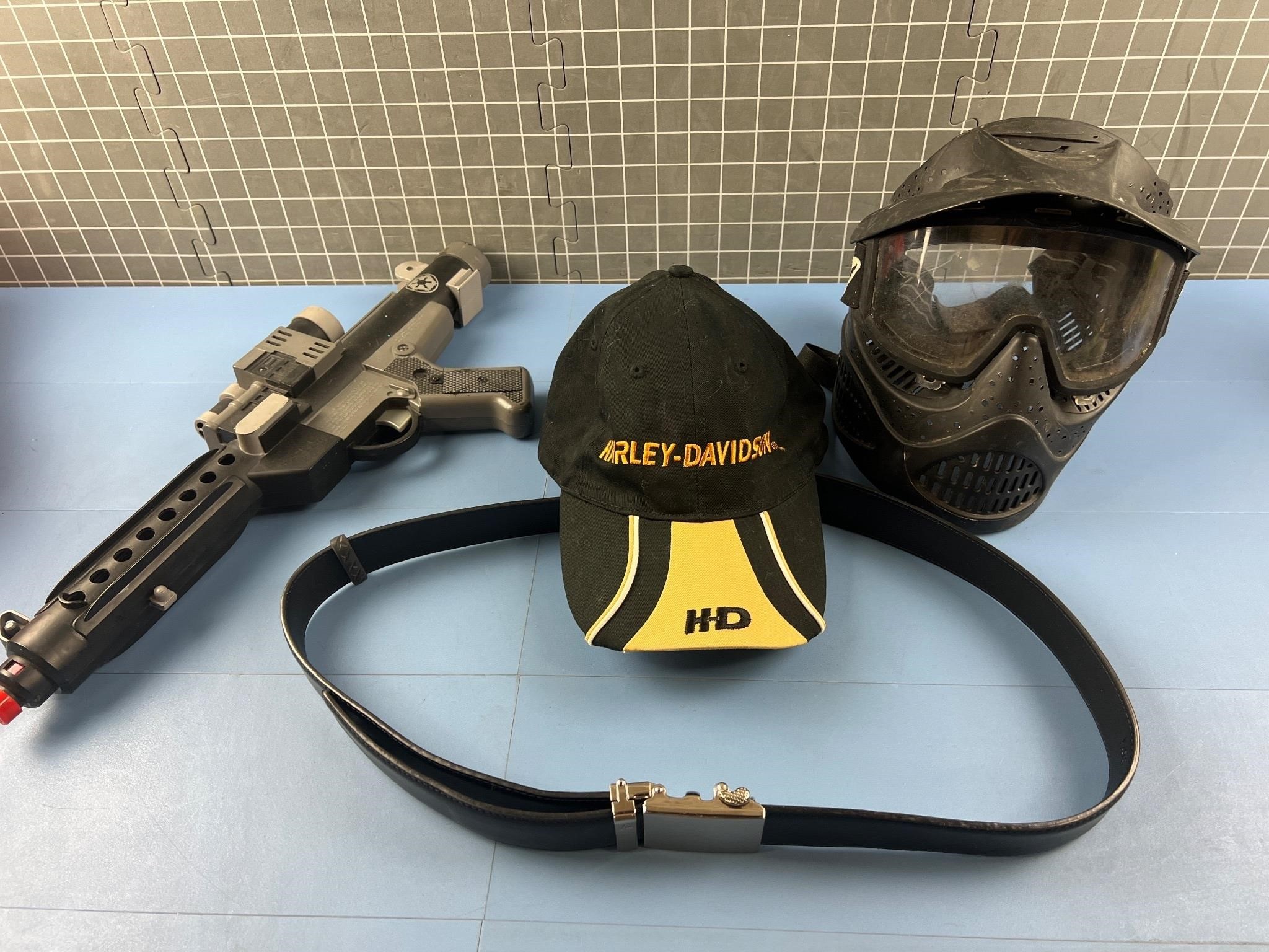 MISSION HOLE-LESS BELT /HARLEY HAT / MASK & MORE