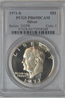 1971-S Eisenhower PCGS PR69DCAM Silver