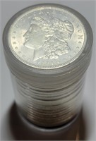 Roll of 20 1921 Morgan Silver Dollars