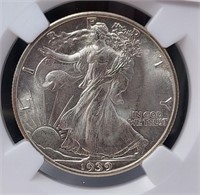 1939-S Half Dollar  NGC MS 66